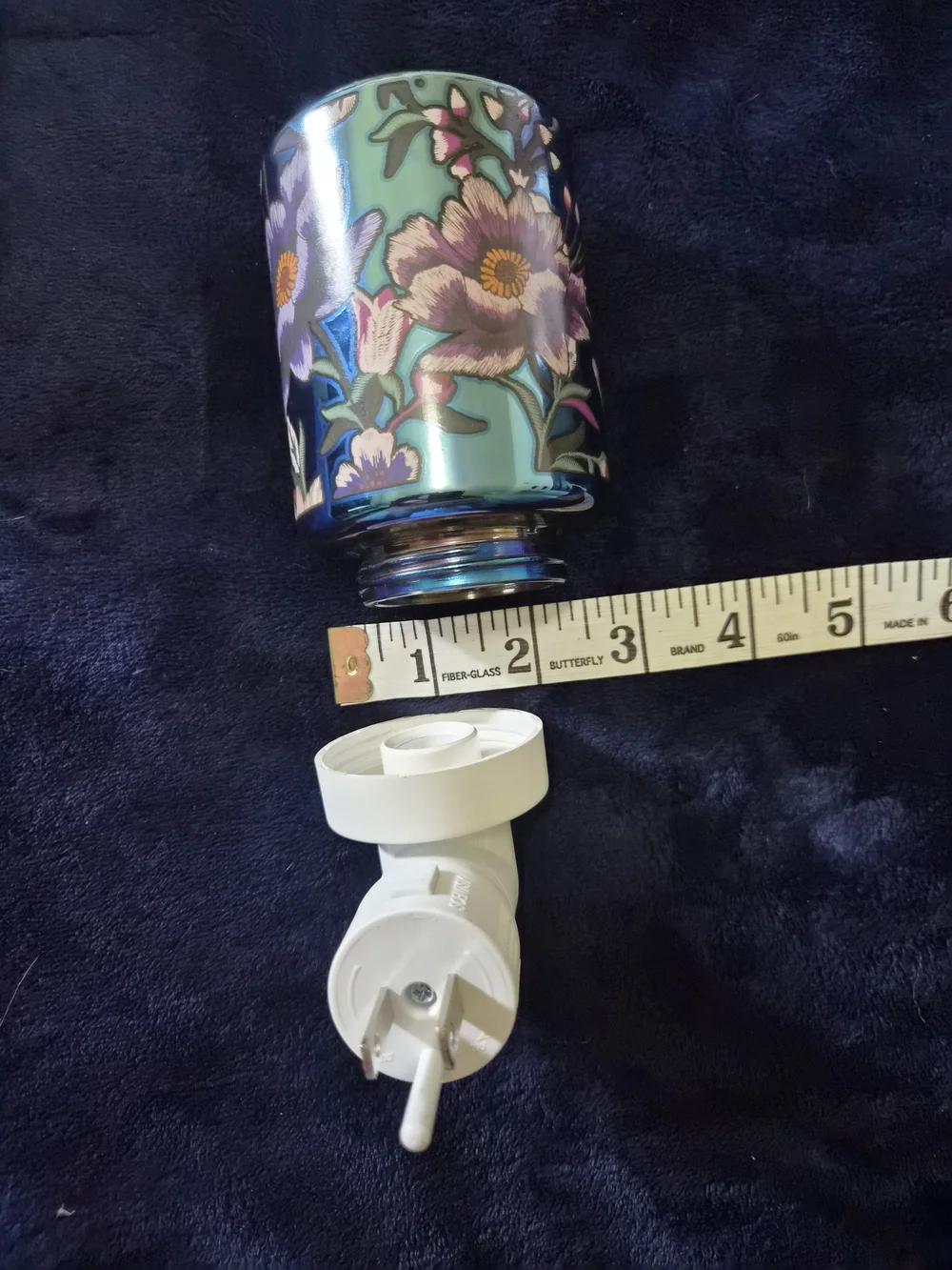 Scentsy Midnight Floral Plug-In Warmer - White